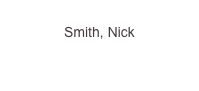 
Smith, Nick
